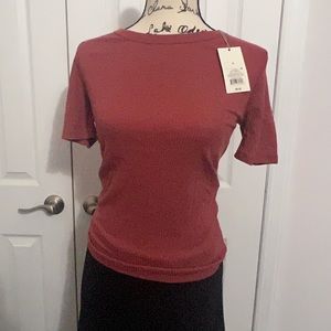 Short sleep pink shirt